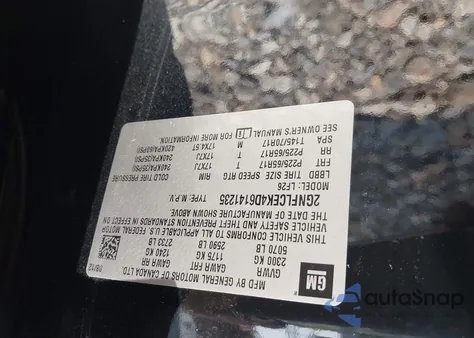 2013 Chevrolet Equinox Ls z USA, uszkodzony, nr VIN 2GNFLCEK4D6141235